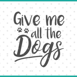 give me all the dogs SVG cut file display