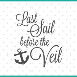 last sail before the veil SVG cut file display