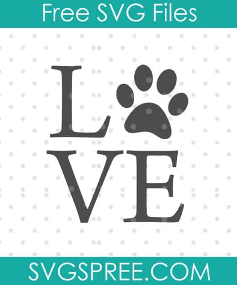 Free Free Love Paw Svg 745 SVG PNG EPS DXF File