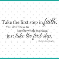 take the first step in faith SVG cut file display