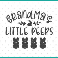 grandma's little peeps svg