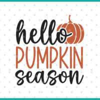 hello pumpkin season svg