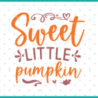 sweet little pumpkin svg