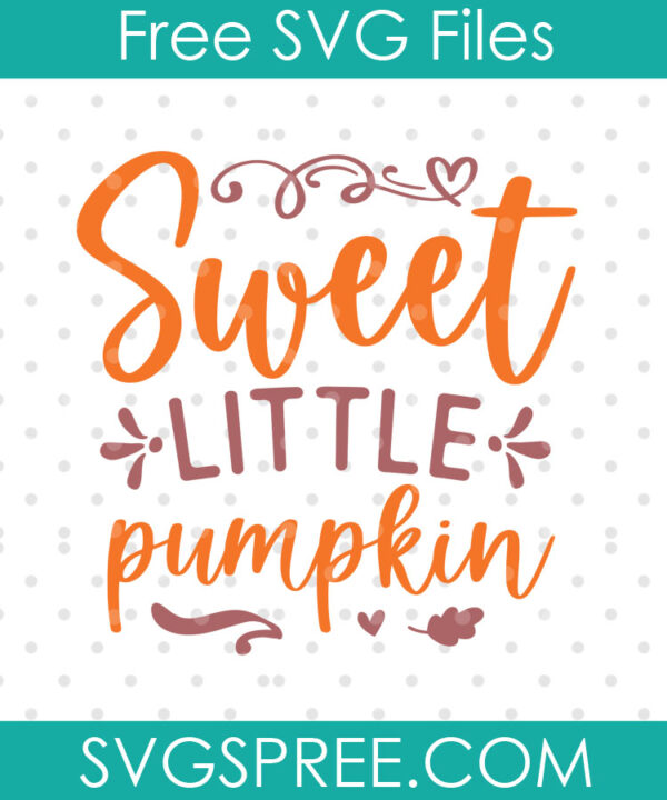 sweet little pumpkin svg